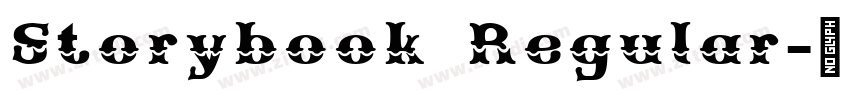Storybook Regular字体转换